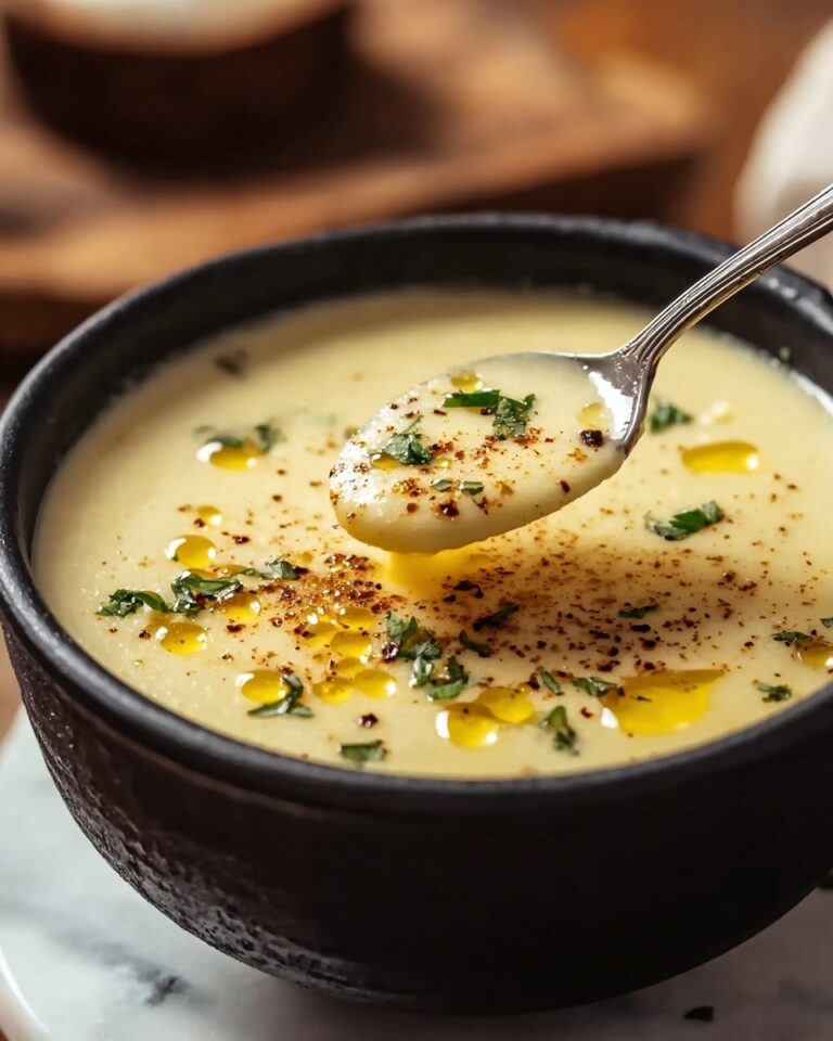 Cheddar Cauliflower and Roasted Garlic Soup Recipe