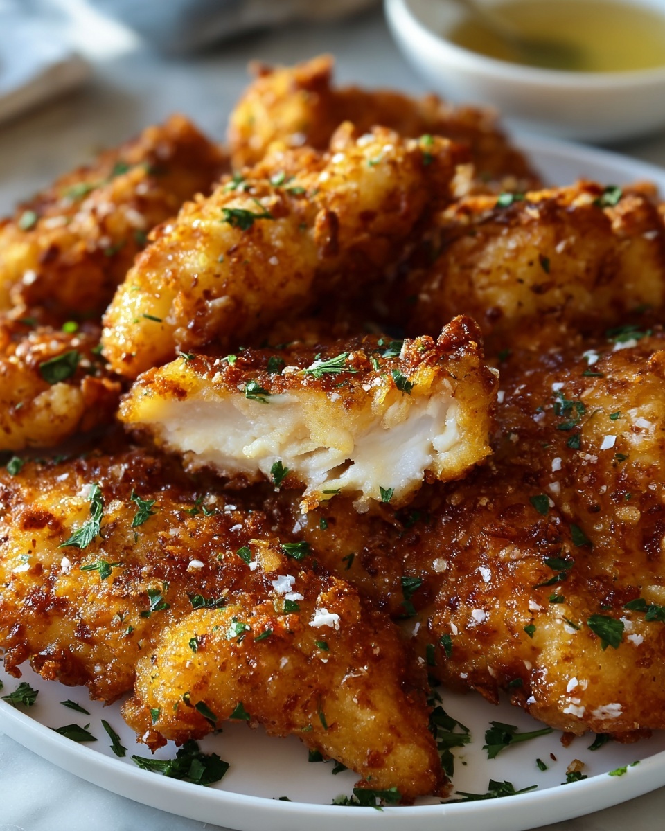 Garlic Parmesan Chicken Tenders Recipe - Recipe Image