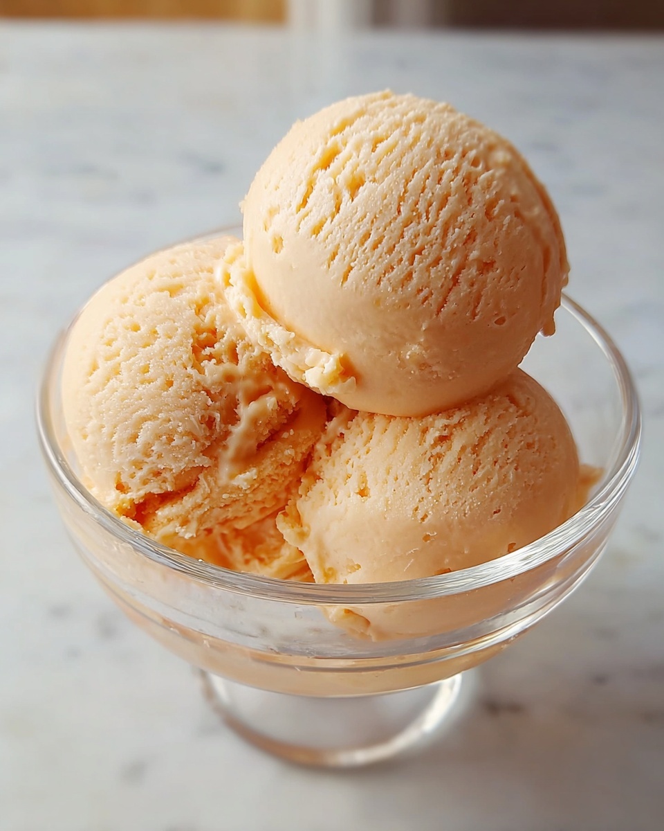 Peach Sorbet Recipe - Recipe Image