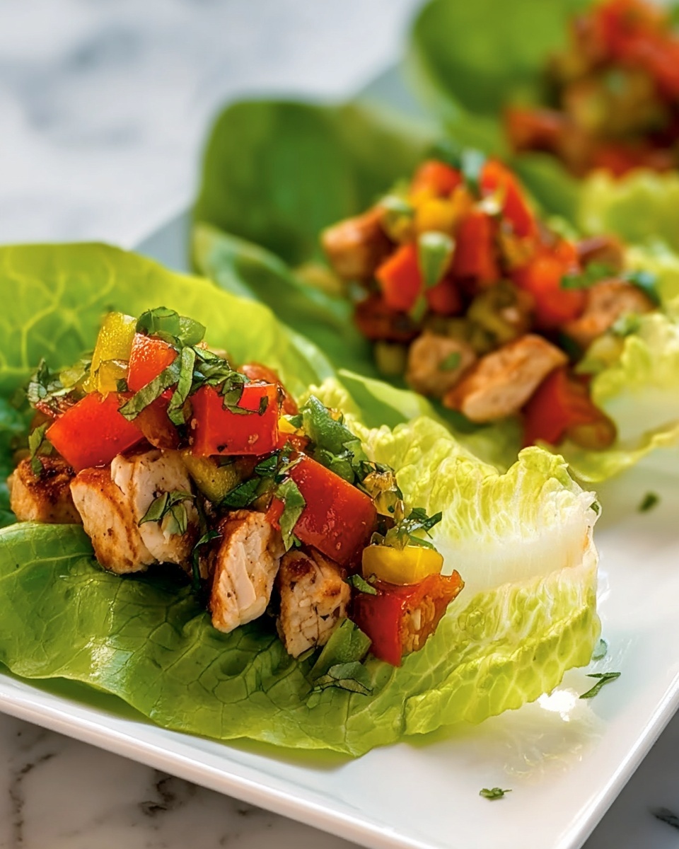 Citrus Herb Turkey Lettuce Wraps Recipe - Recipe Image