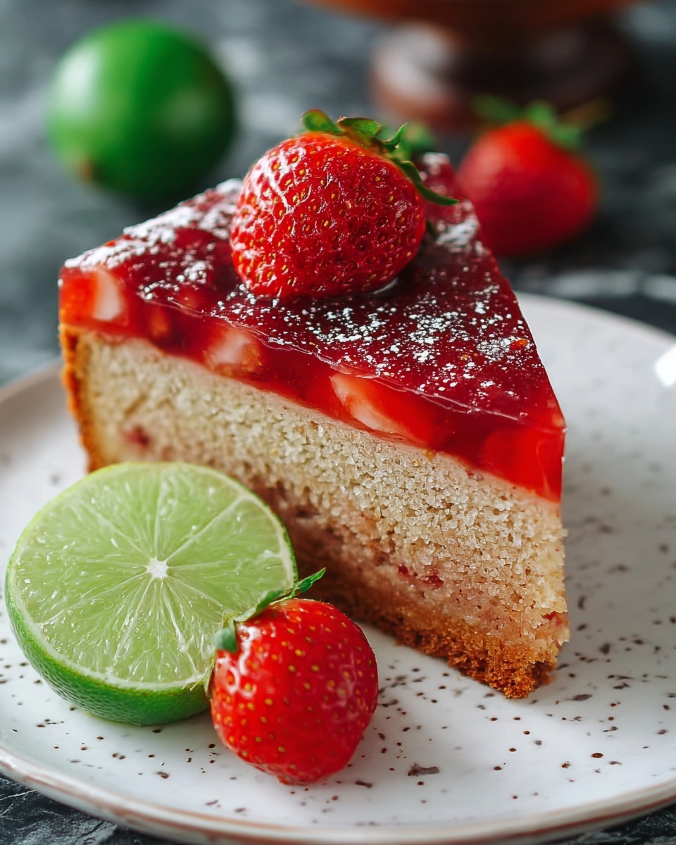 Strawberry Limeade Cake Recipe - Recipe Image