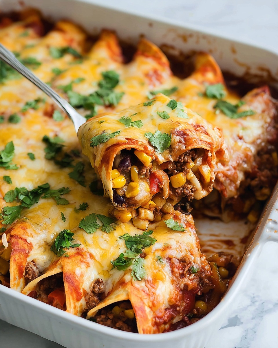 Shredded Beef Enchiladas Recipe - Recipe Image