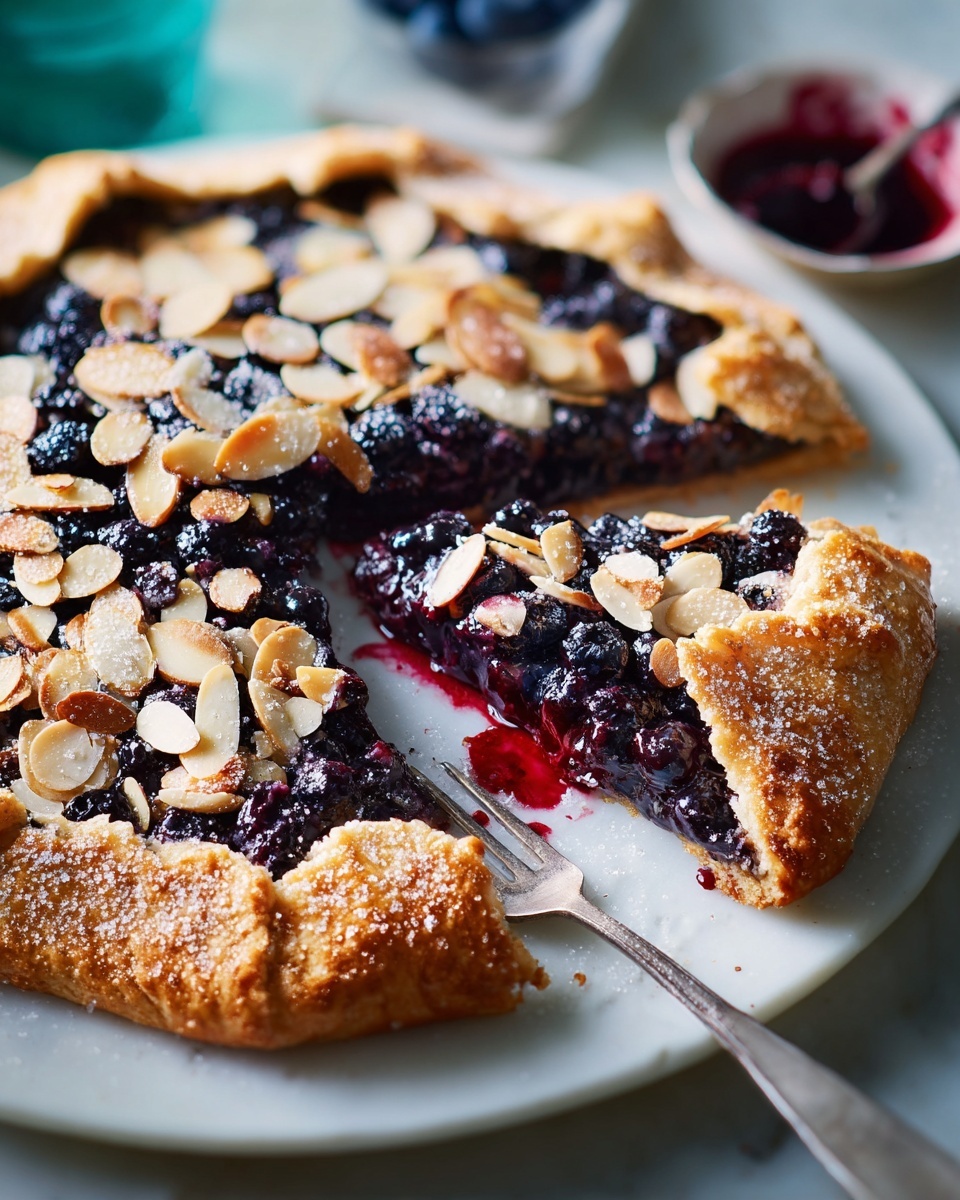 Blueberry & Almond Galette Recipe - Recipe Image