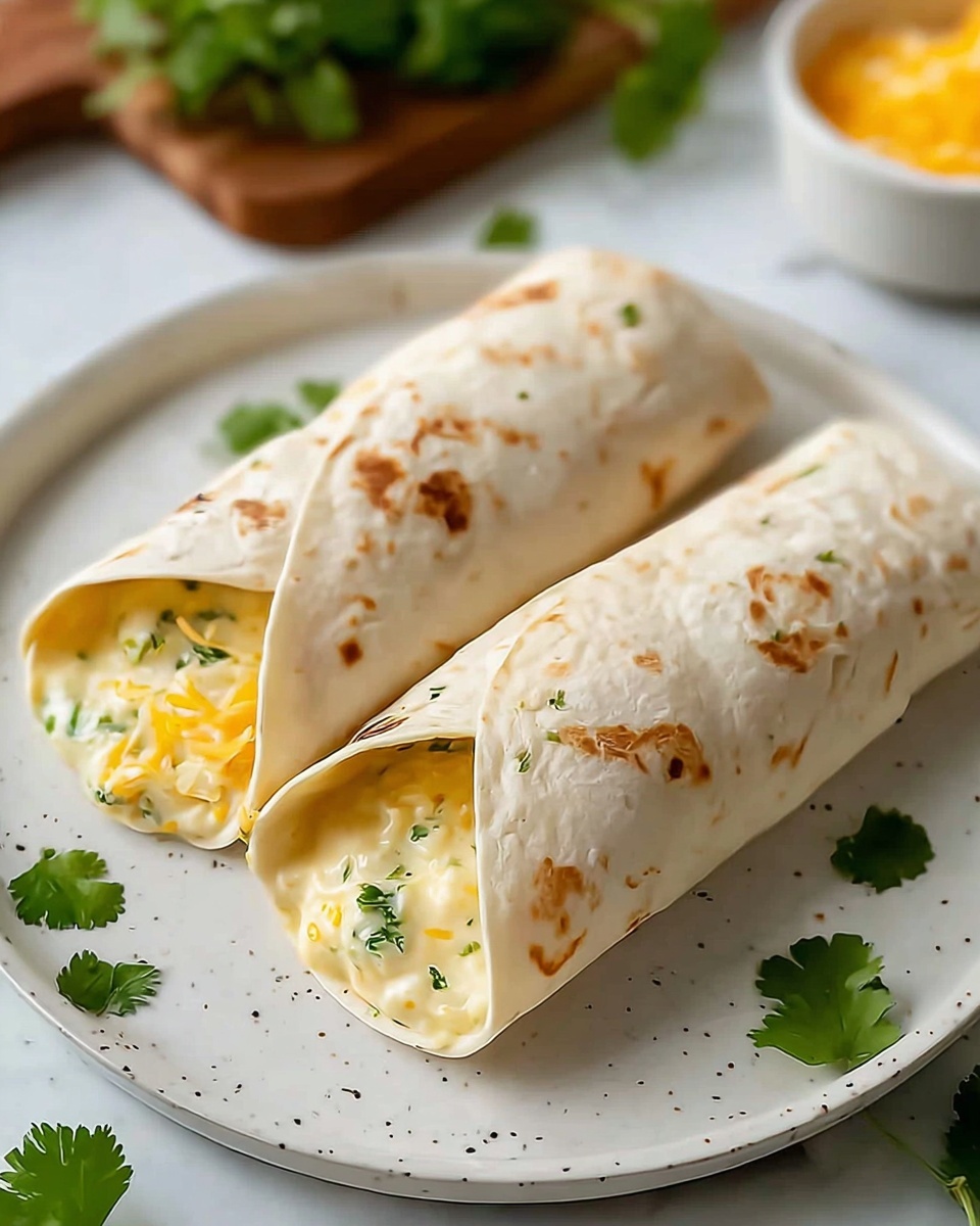 Cheesy Garlic Chicken Wraps Recipe - Recipe Image