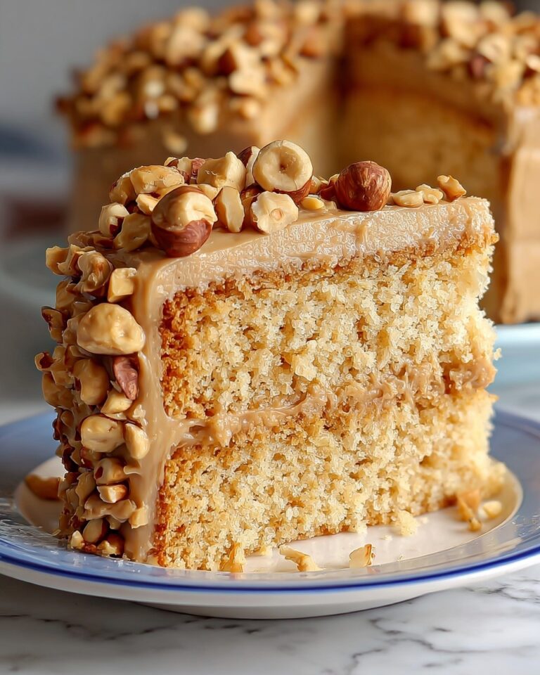 Old-Fashioned Peanut Butter Cake Recipe