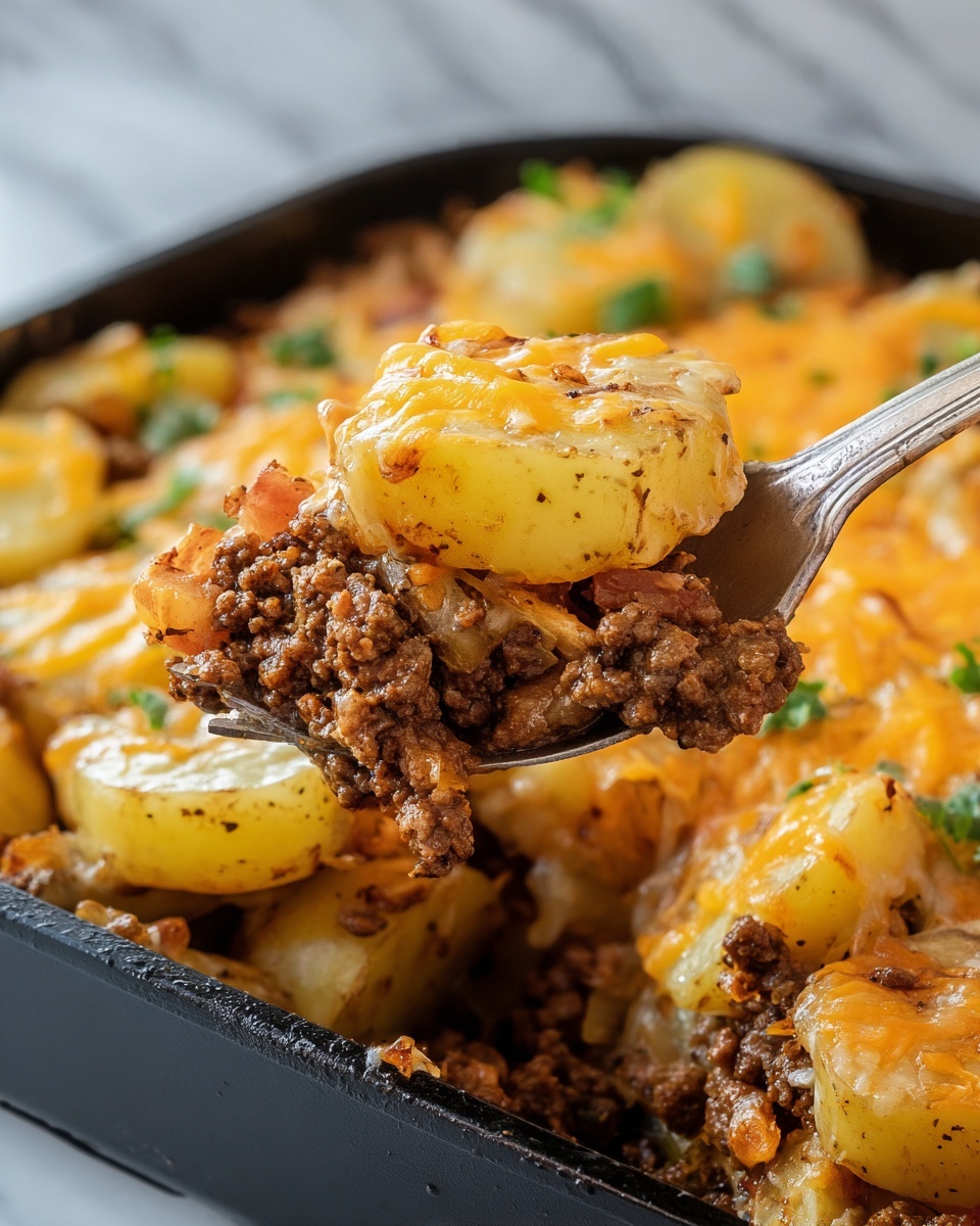 The Best Hobo Casserole Ground Beef Recipe - Recipe Image