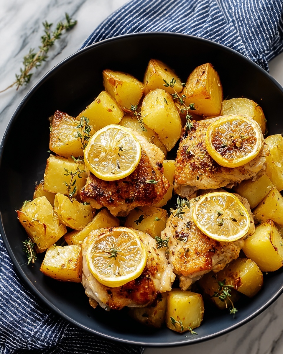 Greek Lemon Chicken & Potatoes Recipe - Recipe Image
