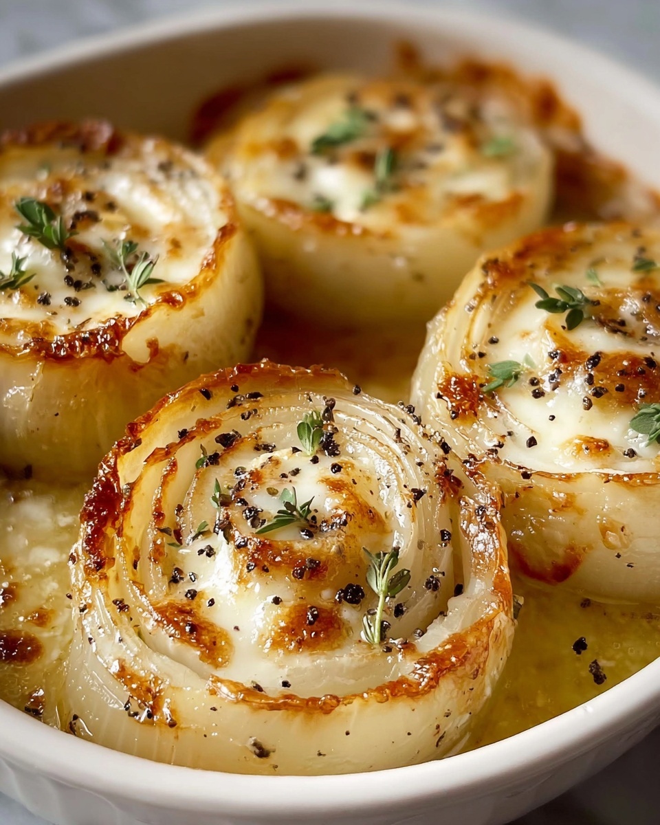 Asiago Creamy Baked Onions Recipe - Recipe Image