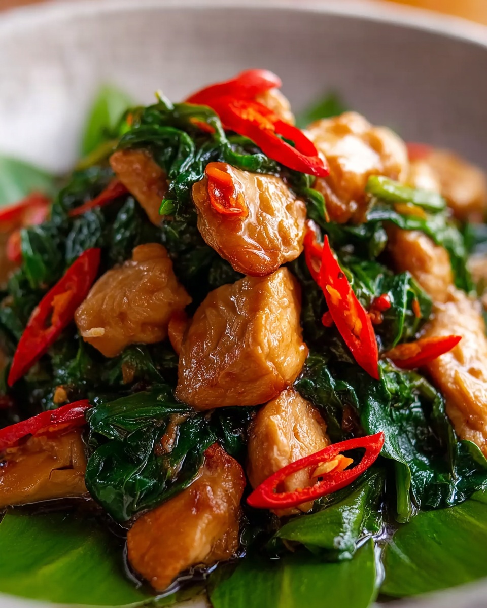 Thai Basil Chicken Recipe - Recipe Image