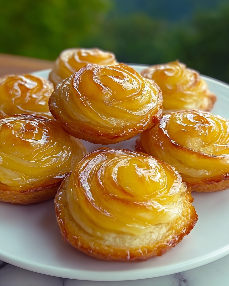 Peach Pie Cruffins Recipe - Recipe Image