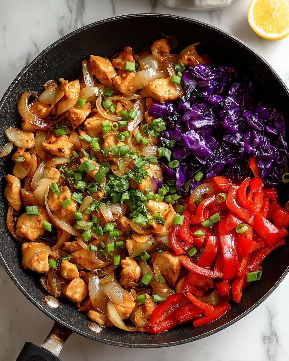 Chicken and Cabbage Stir Fry Recipe - Recipe Image