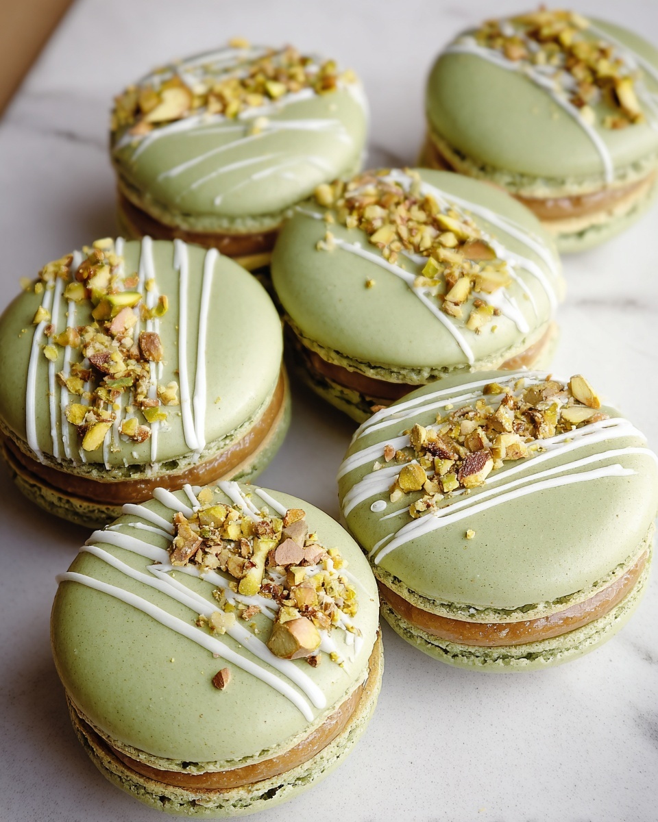 Pistachio Macarons Recipe - Recipe Image
