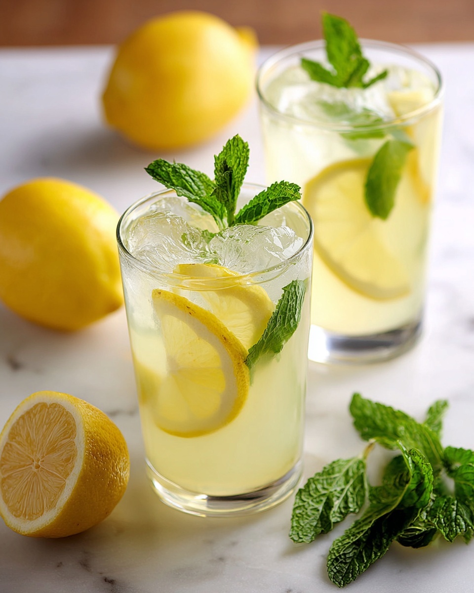 Refreshing Mint Lemonade Recipe - Recipe Image