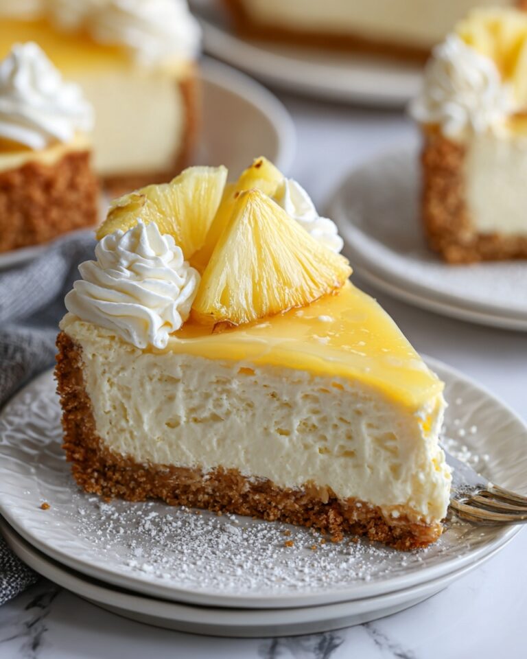 Pineapple Right Side Up Cheesecake Recipe