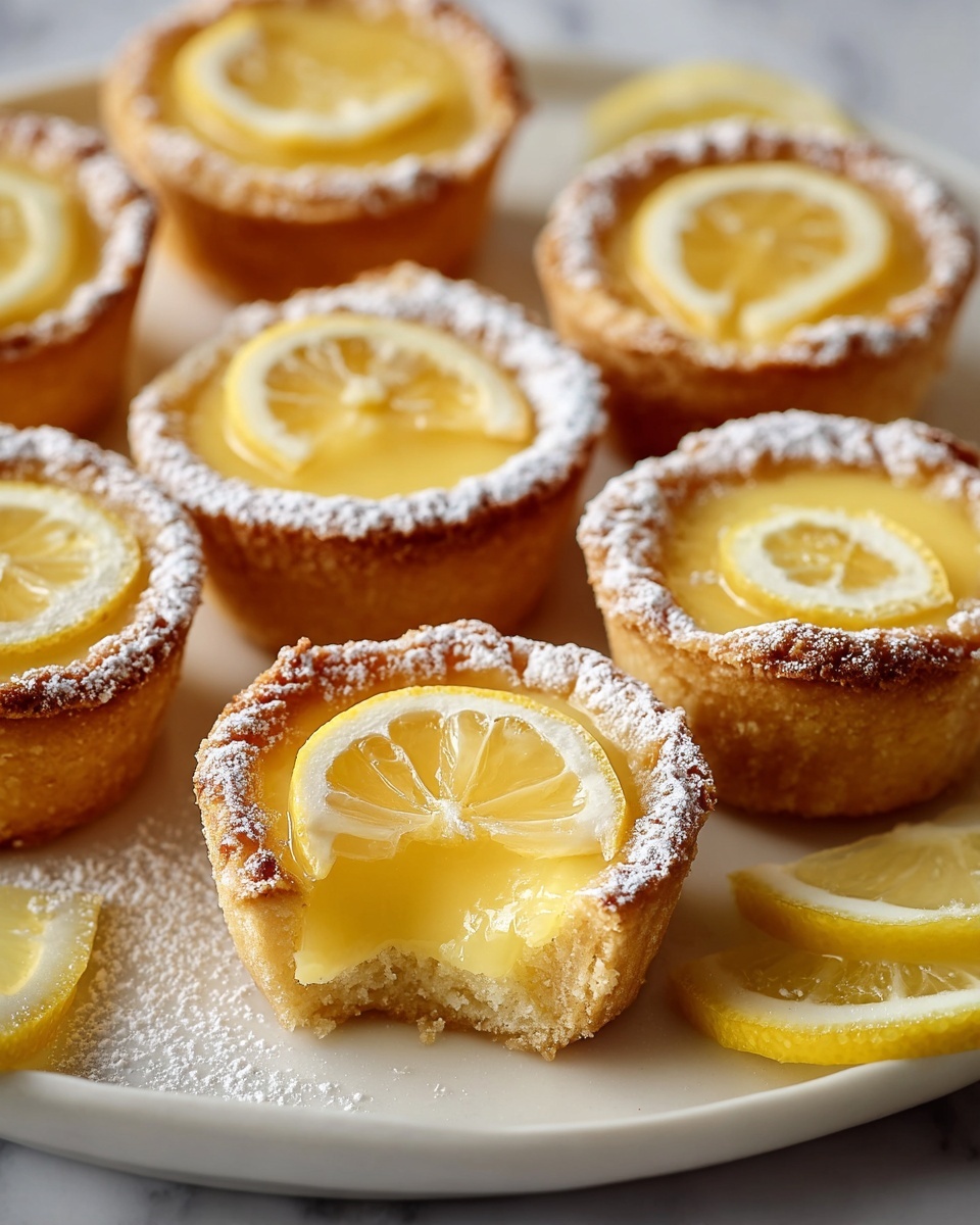 Mouthwatering Lemon Bar Cookie Cups Recipe - Recipe Image