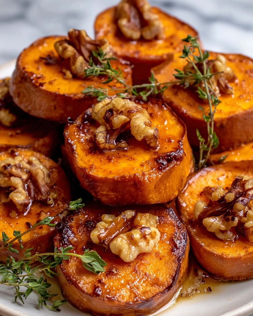 Walnut Maple Roasted Sweet Potatoes Recipe - Recipe Image