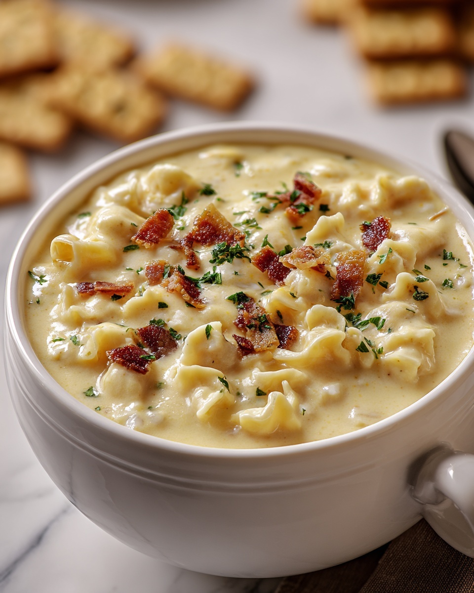 Creamy White Chicken Lasagna Soup Recipe - Recipe Image