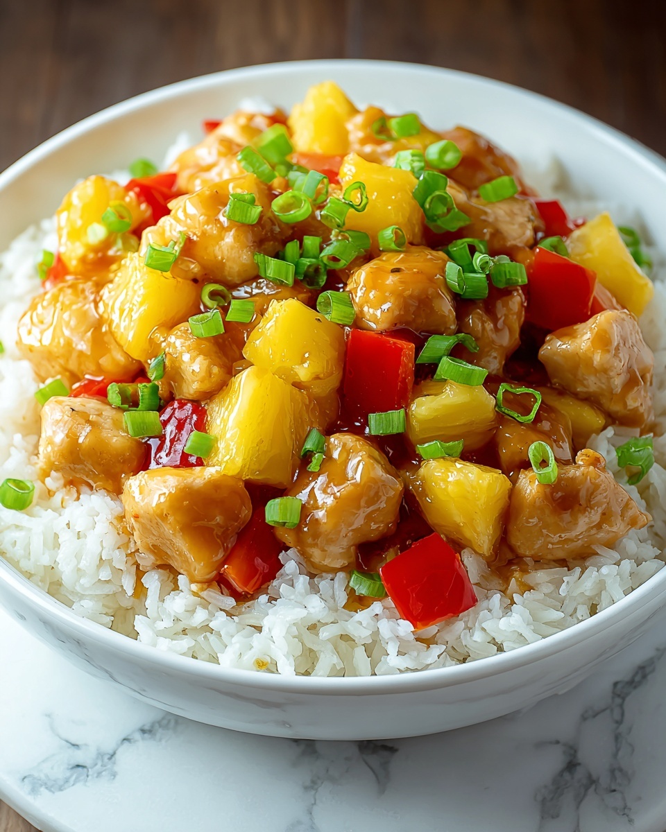 Hawaiian Pineapple Chicken and Rice Recipe - Recipe Image