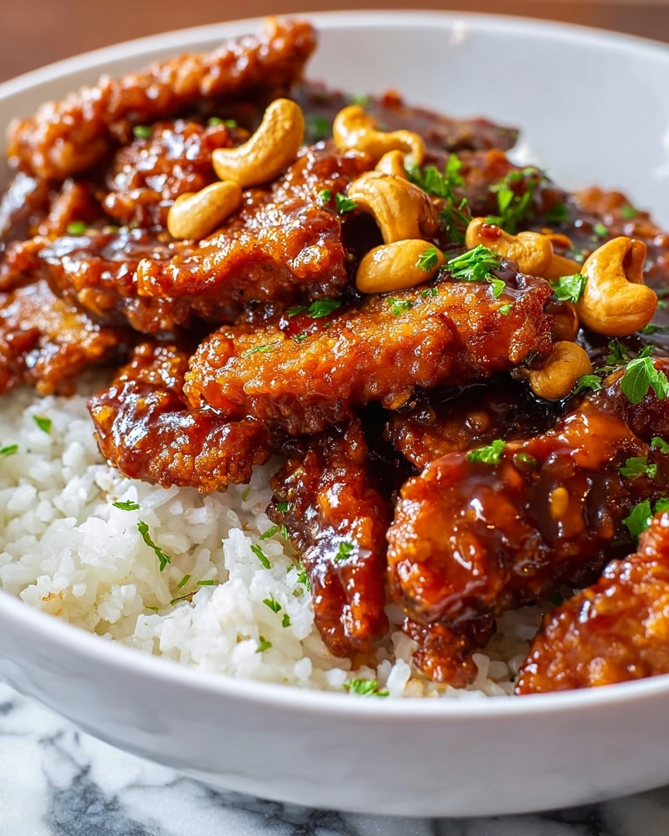 Cheesecake Factory’s Spicy Cashew Chicken Recipe - Recipe Image