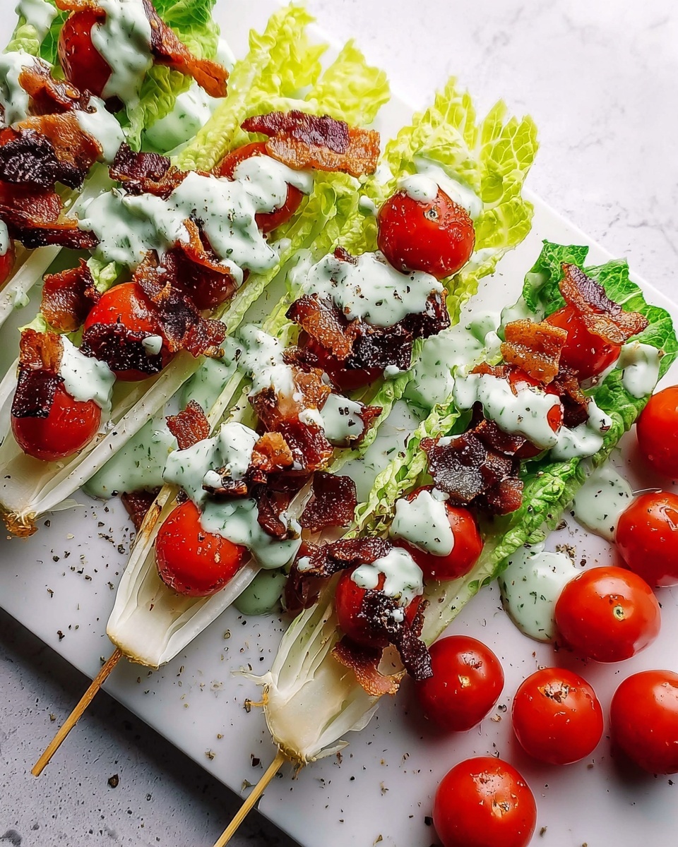 Wedge Salad Skewers Recipe - Recipe Image