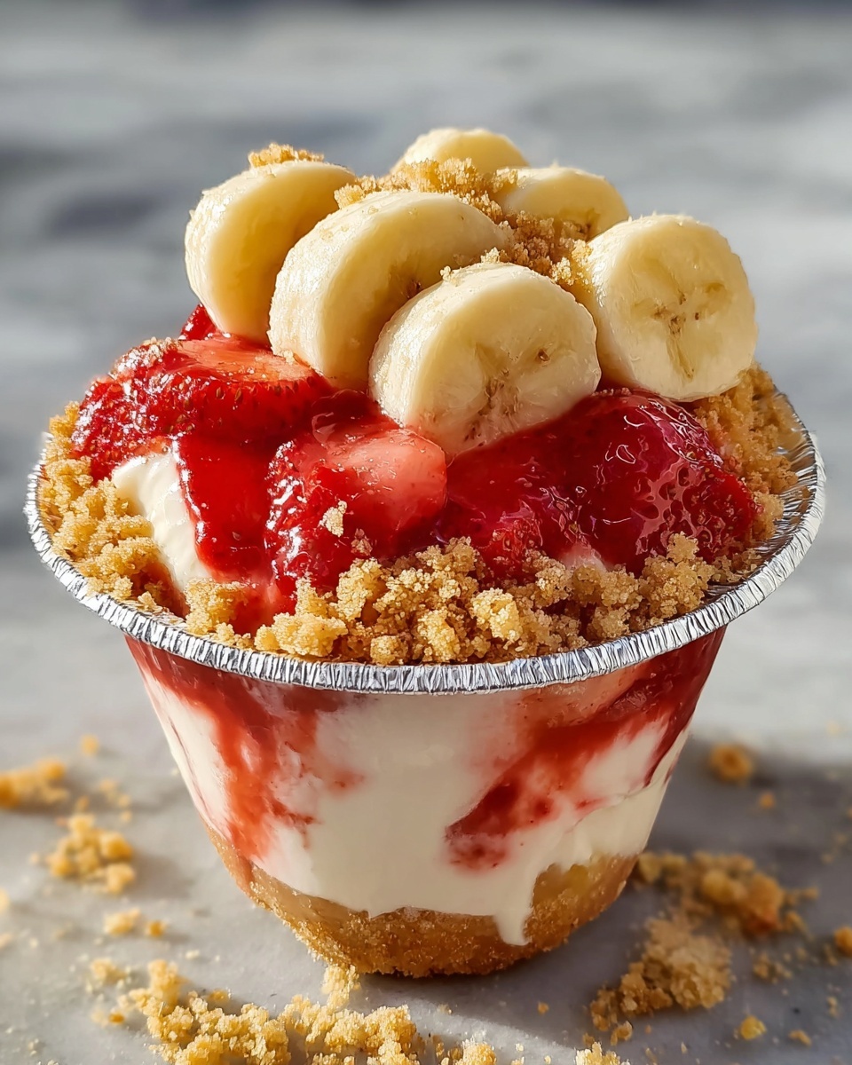 Strawberry Crunch Banana Pudding Recipe - Recipe Image
