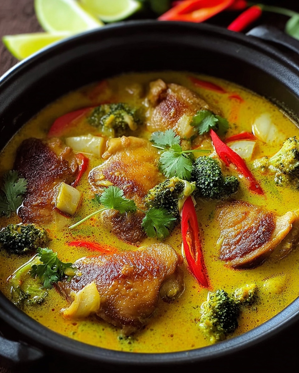 Coconut Cream Chicken Curry Skillet Recipe - Recipe Image