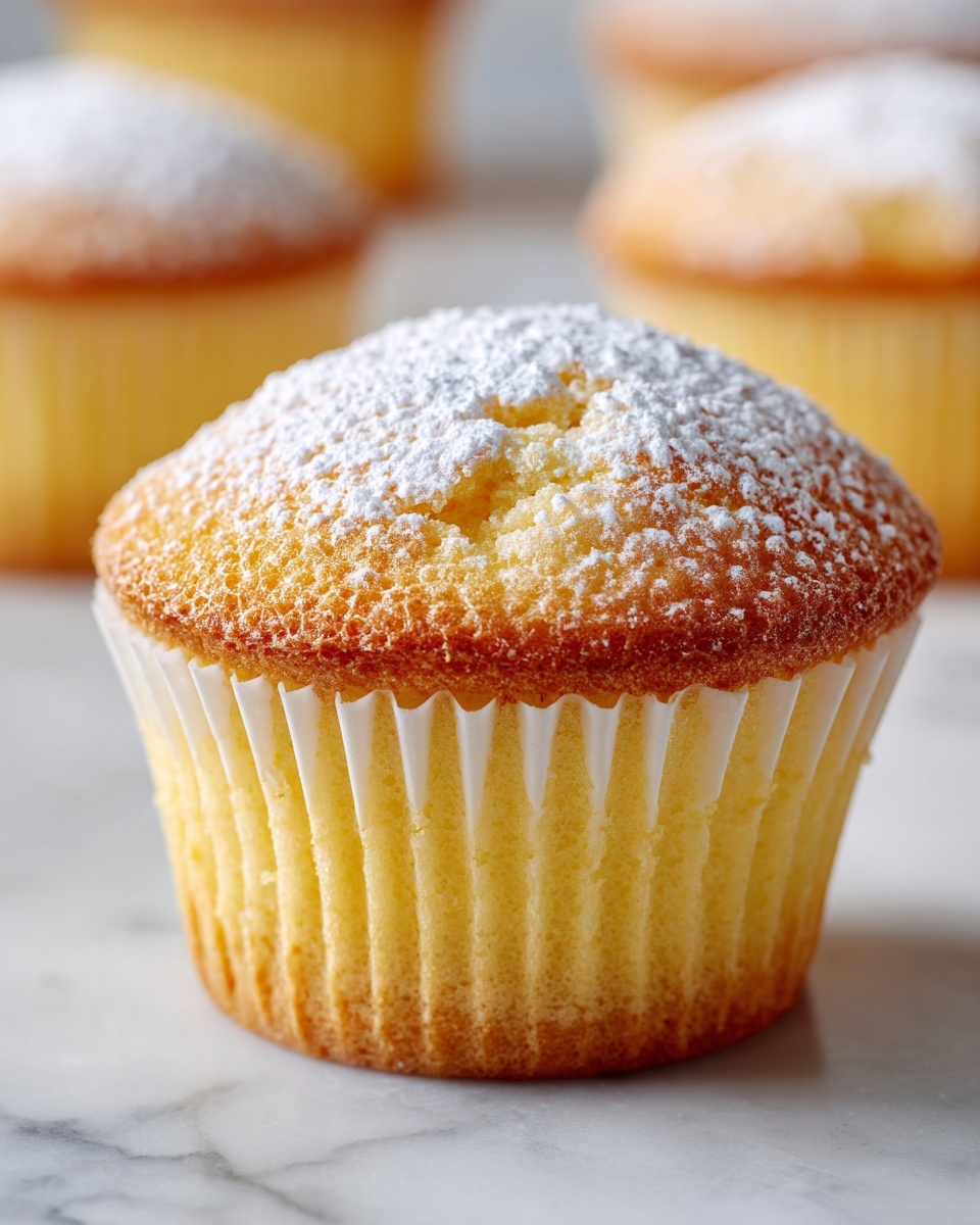 Japanese Castella Cupcakes Recipe - Recipe Image