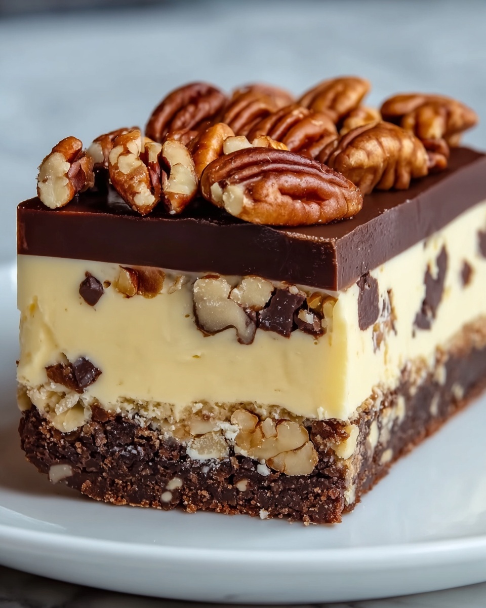 Chocolate Pecan Cheesecake Recipe - Recipe Image