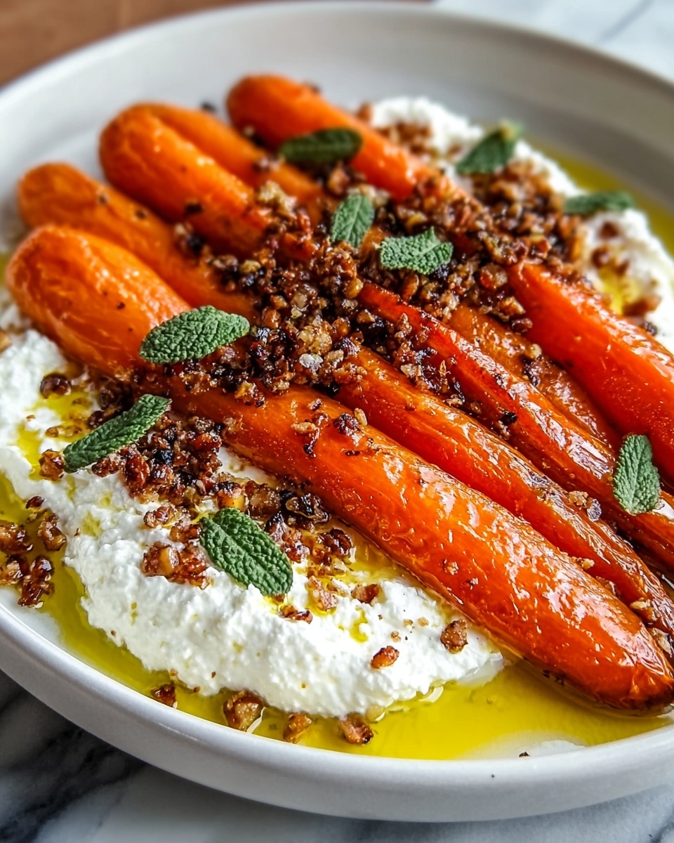 Roasted Carrots with Whipped Ricotta and Hot Honey Recipe - Recipe Image