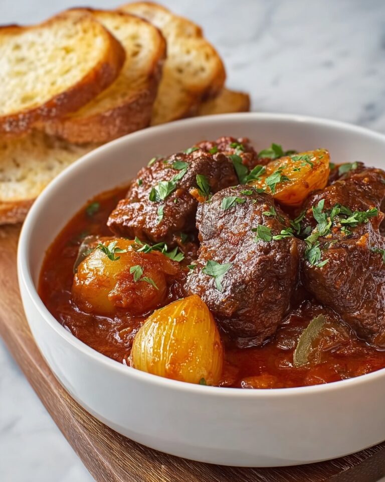 Greek Beef Stew (Stifado) with Pearl Onions Recipe