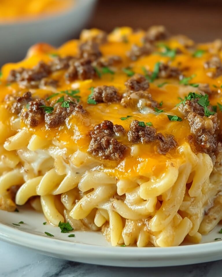 Cheesy Sloppy Cheeseburger Pasta Recipe