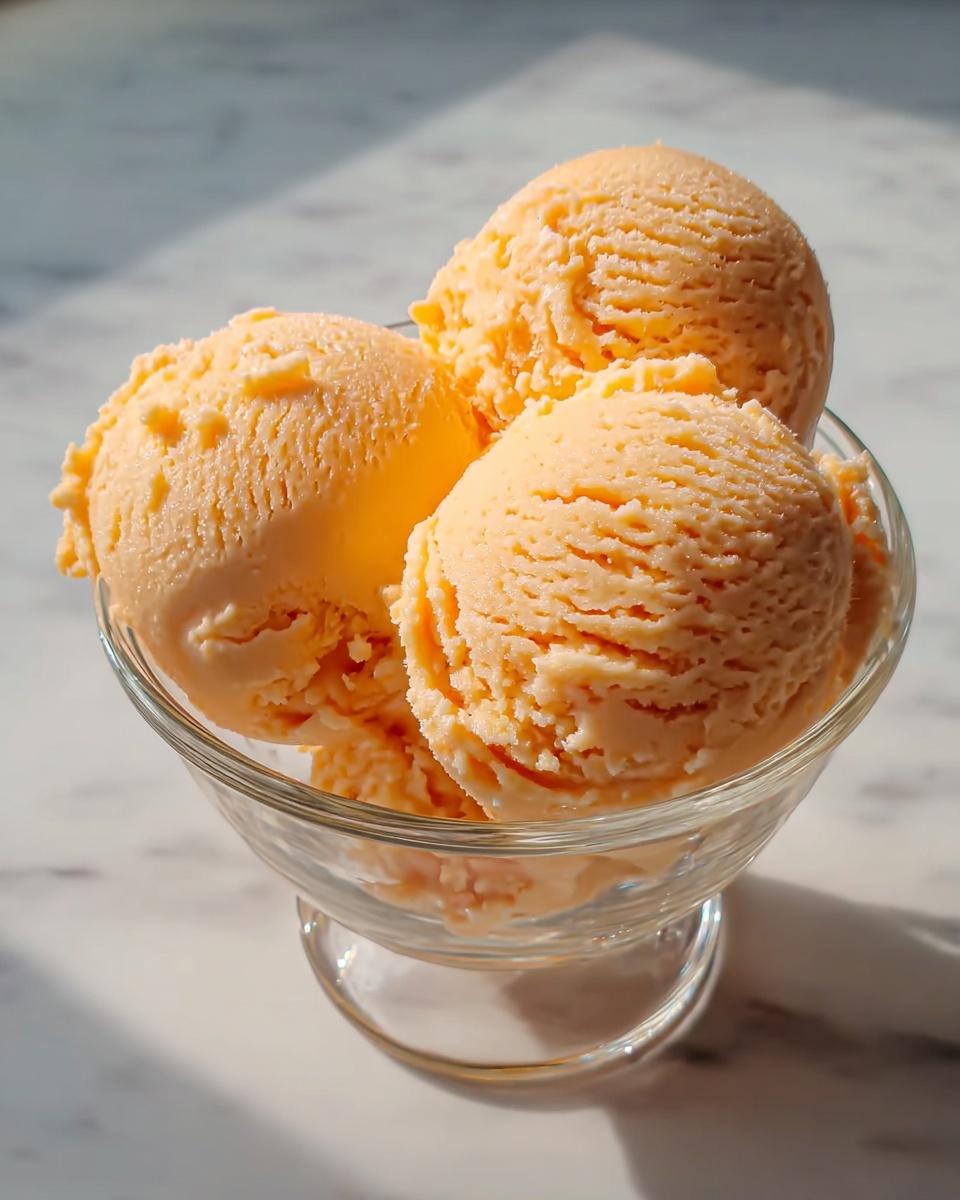 Peach Sorbet Recipe - Recipe Image