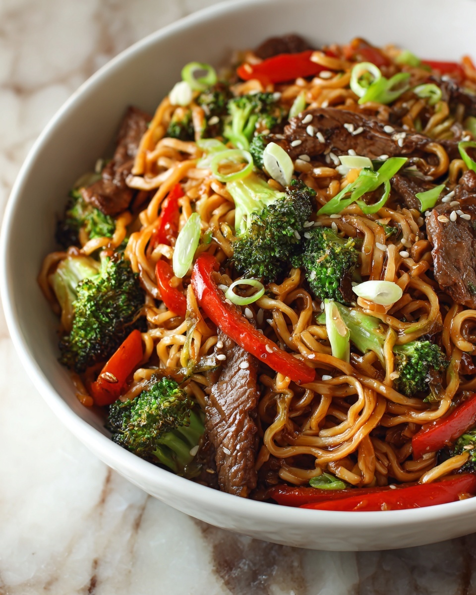 Hoisin Beef Noodles Recipe - Recipe Image