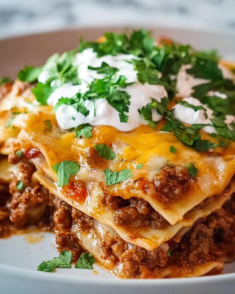 Taco Casserole with Tortillas Recipe