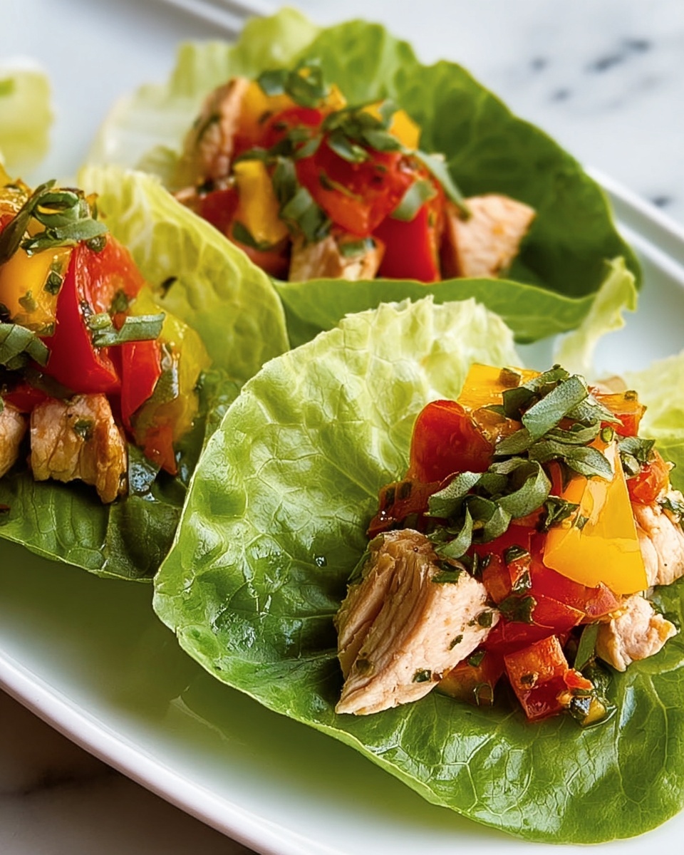 Citrus Herb Turkey Lettuce Wraps Recipe - Recipe Image