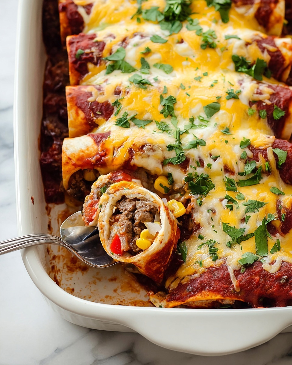 Shredded Beef Enchiladas Recipe - Recipe Image
