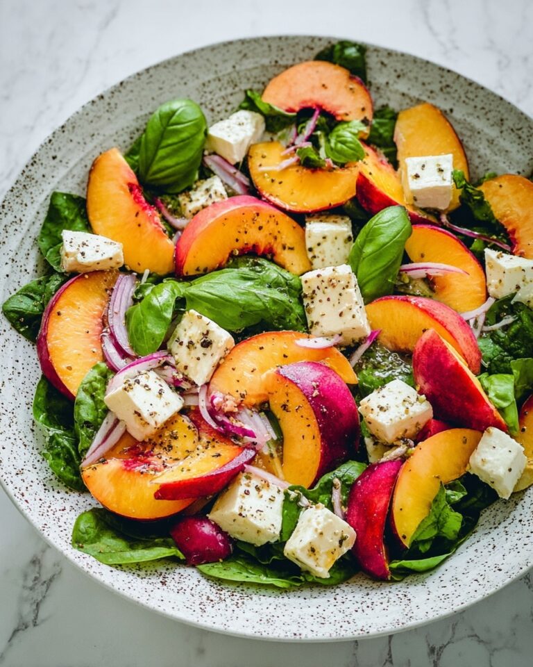 Irresistible Peach Salad Recipe