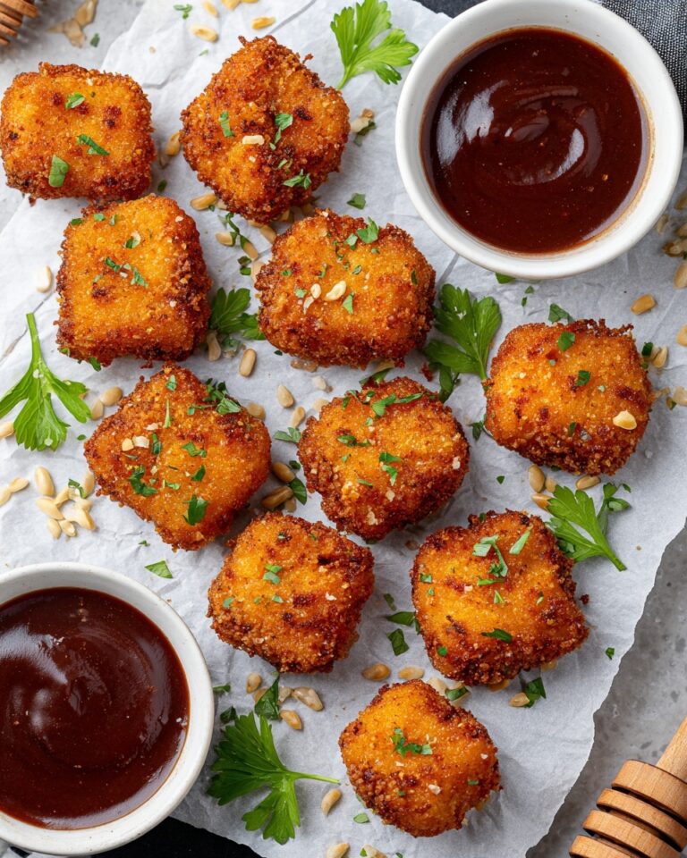 Crispy Chickpea Nuggets with BBQ Sauce Recipe