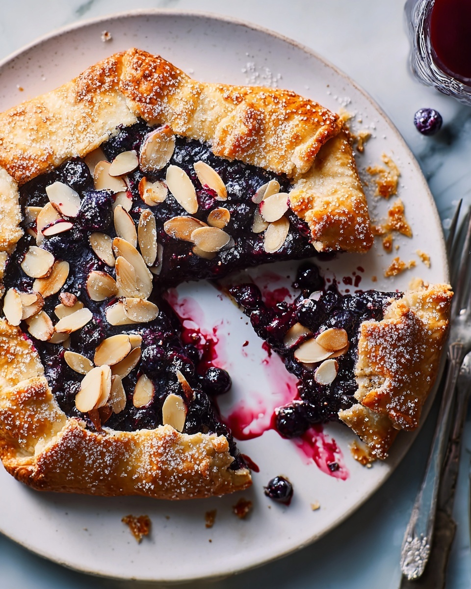 Blueberry & Almond Galette Recipe - Recipe Image