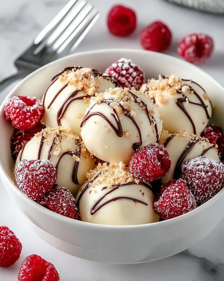 Cheesecake Balls: A Decadent Raspberry White Chocolate Dessert Recipe
