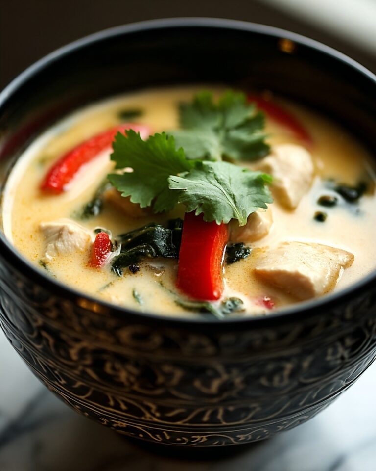 Easy Thai Curry Chicken Soup Recipe