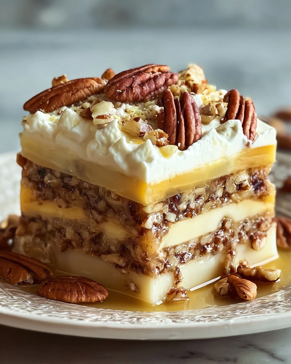 Southern Charm Pecan Pie Lasagna Recipe - Recipe Image