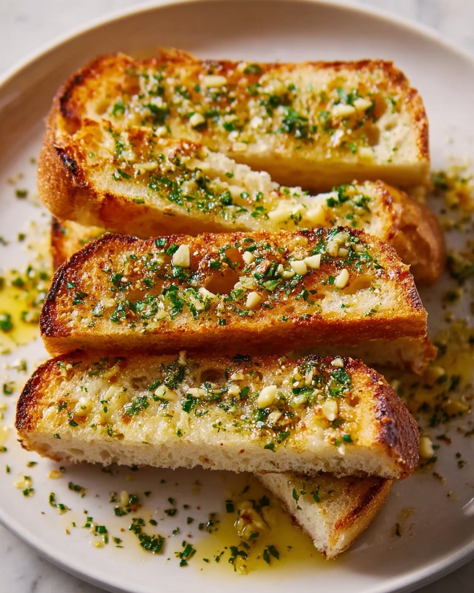 Garlic Bread Focaccia Recipe - Recipe Image