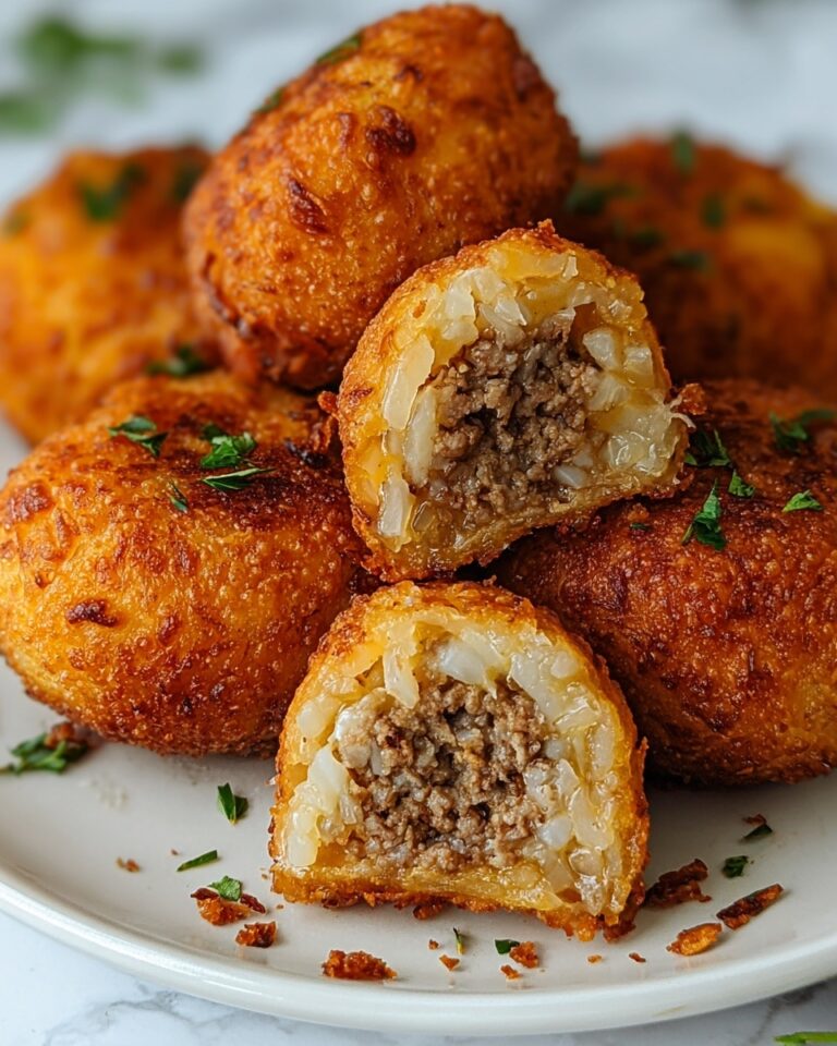 Spicy Garlic Beef Croquettes with Crispy Golden Crust Recipe