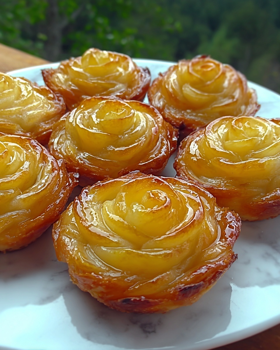 Peach Pie Cruffins Recipe - Recipe Image