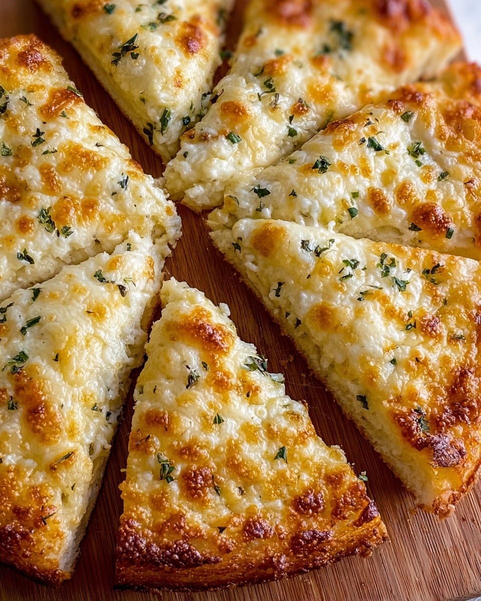 Air Fryer Cheesy Tortilla Garlic Bread Recipe - Recipe Image