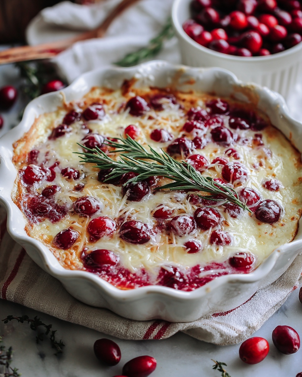 Baked Cranberry Cream Cheese Dip Recipe - Recipe Image