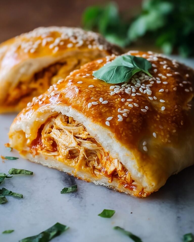 Cheesy Buffalo Chicken Strombolis Recipe