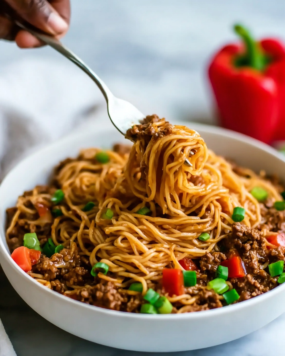 Slow Cooker Beef Ramen Recipe - Recipe Image