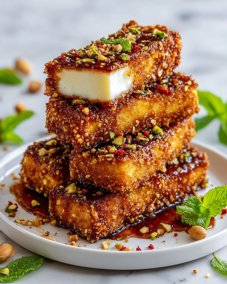 Swicy Pistachio Halloumi with Lime Glaze – Crispy & Bold Flavor Recipe - Recipe Image